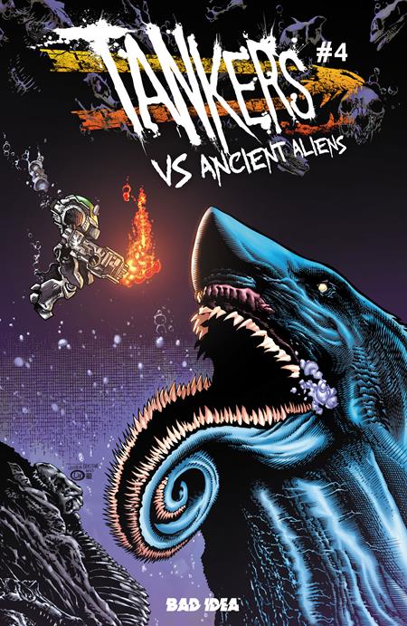 Tankers Vs Ancient Aliens #4 (Cover B — Joshua Derstine, John Livesay)