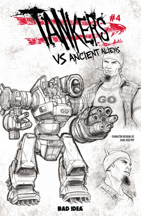 Tankers Vs Ancient Aliens #4 (Cover C — Juan Jose Ryp (Design))