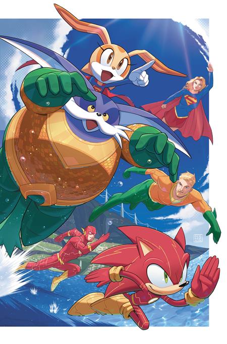 DC x Sonic the Hedgehog Metal Legion #5 (Cover B — Min Ho Kim (Cardstock))