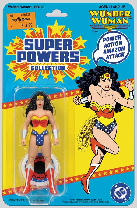 Wonder Woman #72 Facsimile Edition (Cover B — Jason Geyer, Alex Saviuk (Wonder Woman Super Powers Cardstock))