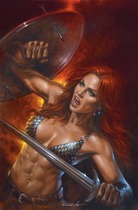 Red Sonja: She-Devil With A Sword #5 (Cover F — Lucio Parrillo (Metal Premium))
