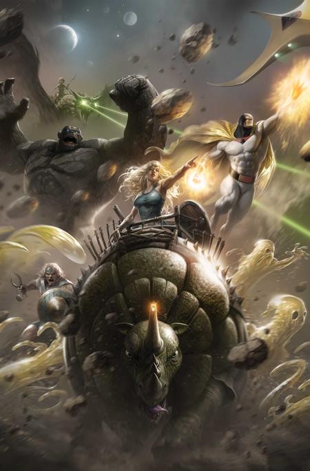 Space Ghost vs the Herculoids #1 (Cover G — Francesco Mattina (Metal Premium))