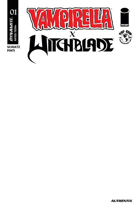 Vampirella X Witchblade Special #1 (Cover F — Blank Authentix (Blank Authentix))