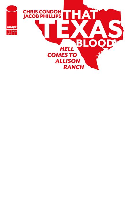 That Texas Blood Hell Comes To Allison Ranch #1 (Cover E — Blank Sketch (Blank Sketch))