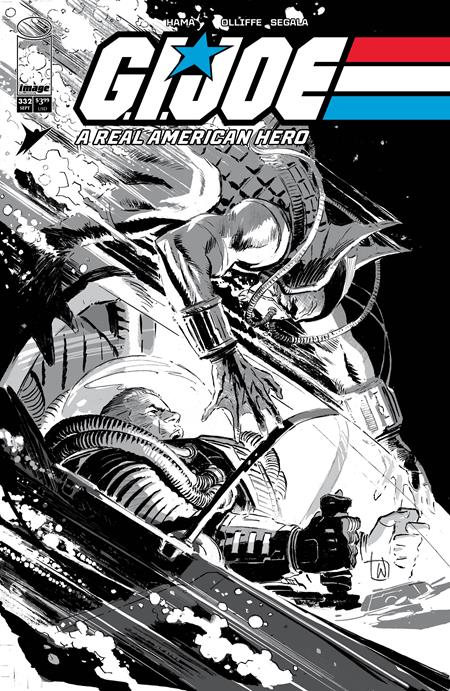 G.I. Joe A Real American Hero #332 (Cover B — Lee Weeks (B&W Var))