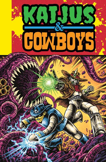 Kaijus & Cowboys #2 (Cover B — Ferxpain (EC Homage))