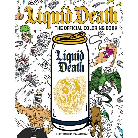 Liquid Death TP The Official Coloring Book #1