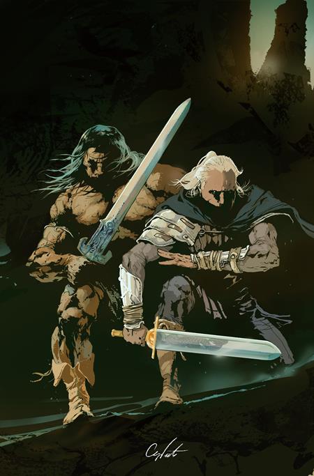 Conan The Barbarian And Dragonero #5 (Cover B — Stevan Subic (Virgin Cardstock))