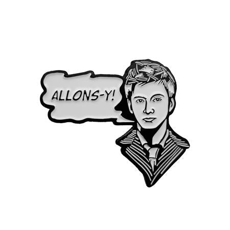 Doctor Who Tenth Doctor Allons Y Enamel Pin Badge #1