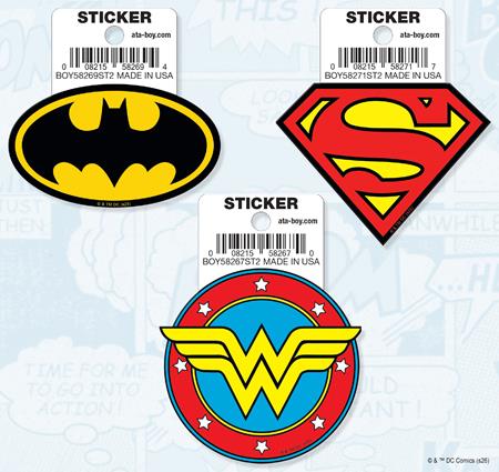 DC Logo 9 Sticker Pack #1
