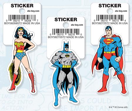 DC Figure 9 Sticker Pack #1
