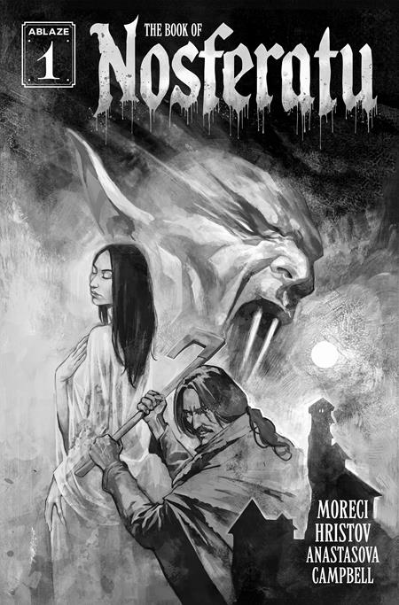 The Book of Nosferatu #1 (Cover B — Todor Hristov (Black & White))