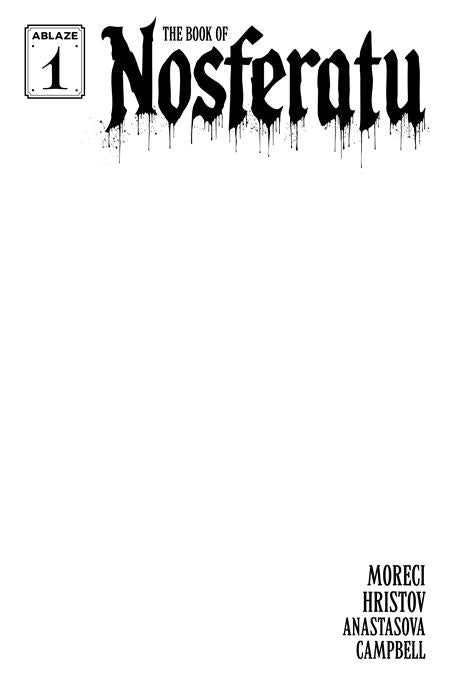 The Book of Nosferatu #1 (Cover D — Blank (Blank Sketch))