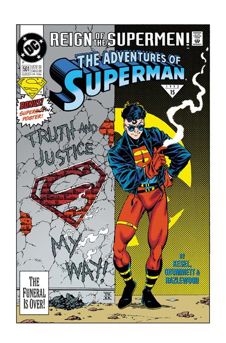Adventures of Superman #501 Facsimile