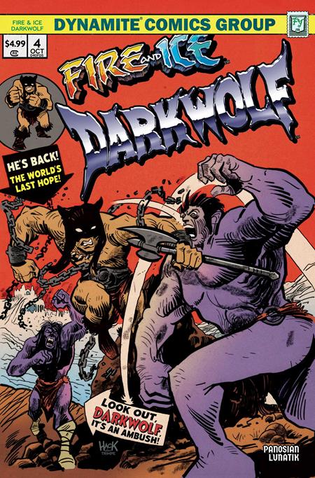 FIRE AND ICE DARKWOLF #4 (Cover K — Robert Hack)