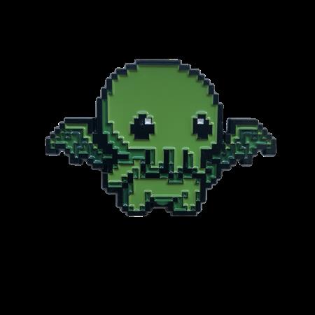 Titan Merch Original Gaming 8 Bit Cthulhu Quest Enamel Pin Badge #1