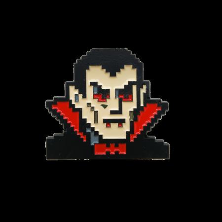 Titan Merch Original Gaming 8 Bit Dracula Enamel Pin Badge #1