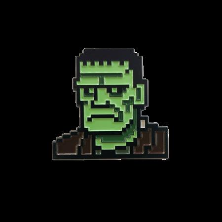 Titan Merch Original Gaming 8 Bit Frank Enamel Pin Badge #1