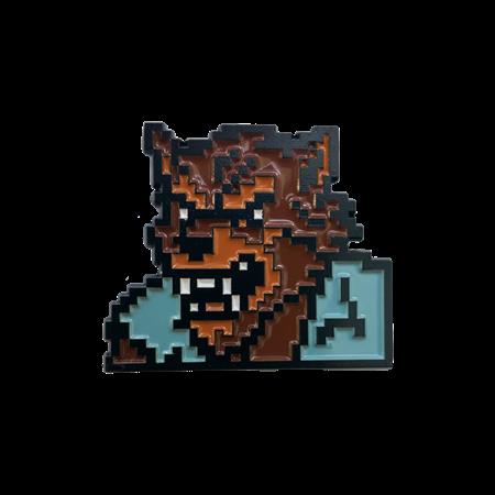 Titan Merch Original Gaming 8 Bit Werewolf Enamel Pin Badge #1