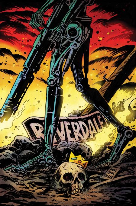Archie Vs. The Terminator #2 (Cover E — Francesco Francavilla (Metal Premium))