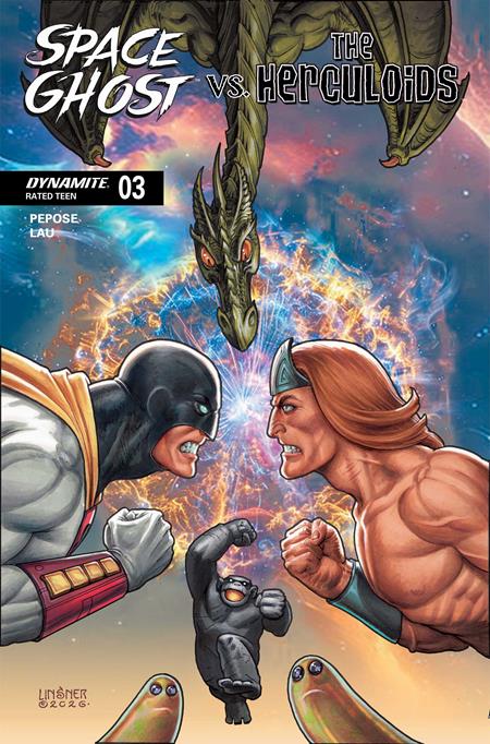 Space Ghost Vs. The Herculoids #3 (Cover C — Joseph Michael Linsner)