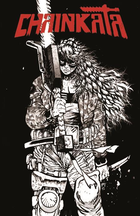 Chainkata #1 (Cover B — Daniel Warren Johnson (B&W Var))