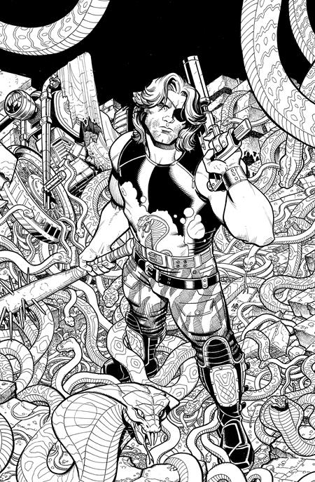Escape from New York Escape From Chicago #1 (2nd Printing) (Cover B — Nick Bradshaw, Jim Charalampidis (B&W))