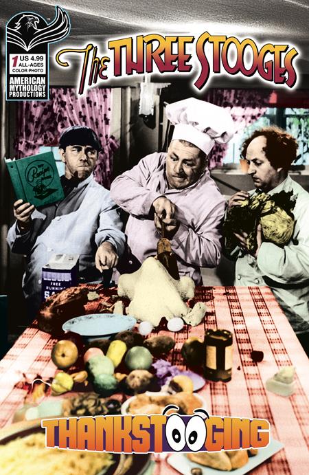 The Three Stooges: Thankstooging #1 (Cover C — Color Photo (Color Photo))