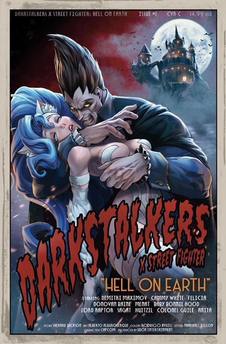 Darkstalkers x Street Fighter Hell on Earth #1 (Cover C — Drax Gal)