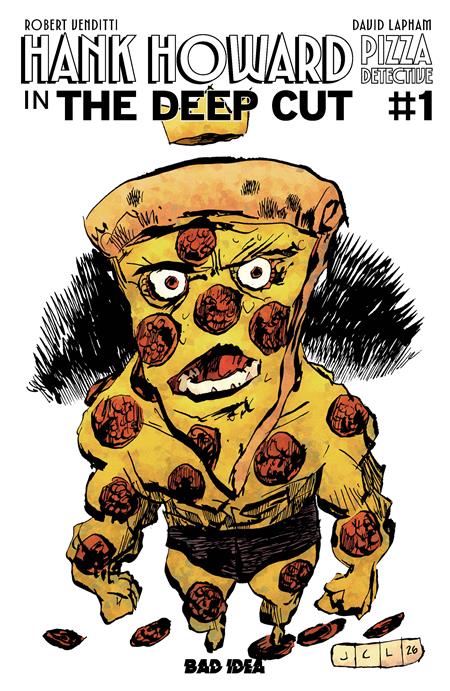 Hank Howard Pizza Detective The Deep Cut #1 (Cover C — Jesse Lonergan (Pizza By))