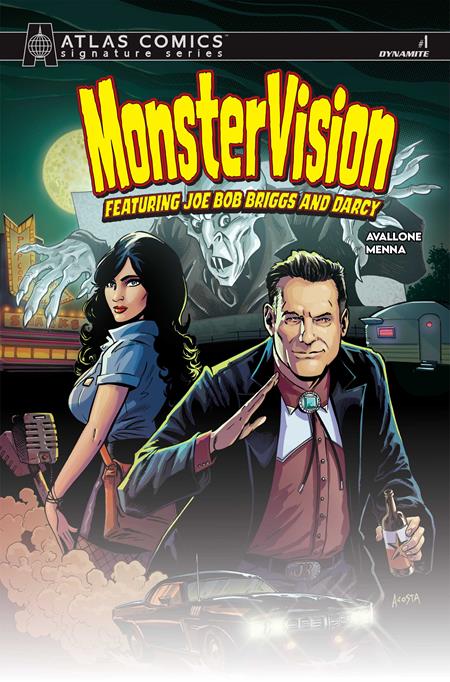 MONSTERVISION Featuring Joe Bob Briggs And Darcy #1 (Cover I — Dave Acosta (Signed Atlas Edition))