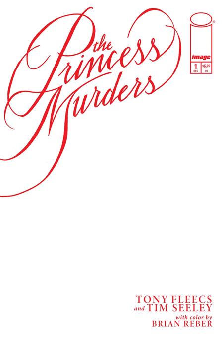 The Princess Murders #1 (Cover E — Blank Sketch (Blank Sketch))
