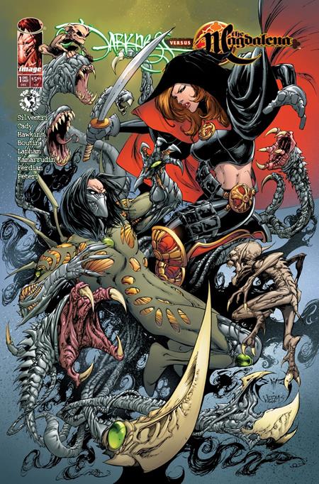 The Darkness vs. The Magdalena #1 (Cover B — Joe Benitez, Richard Isanove)