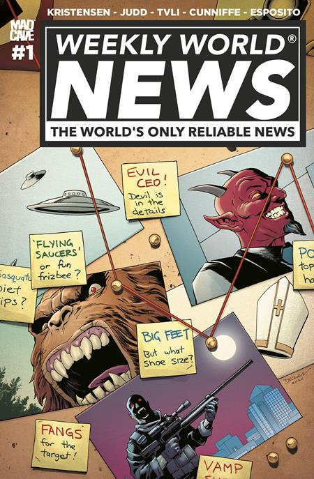 Weekly World News #1 (Cover C — Declan Shalvey)