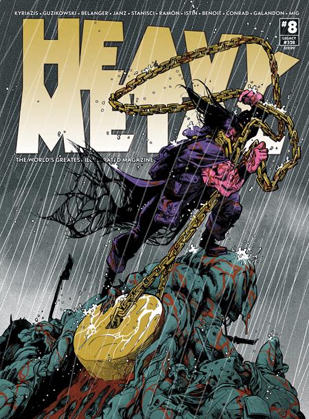 Heavy Metal Magazine #8 (Cover B — Ilias Kyriazis)