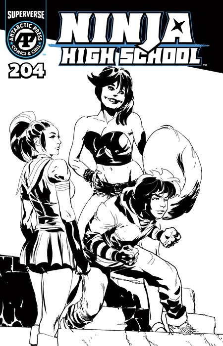 Ninja High School #204 (Cover B — Brian Denham (Homage))
