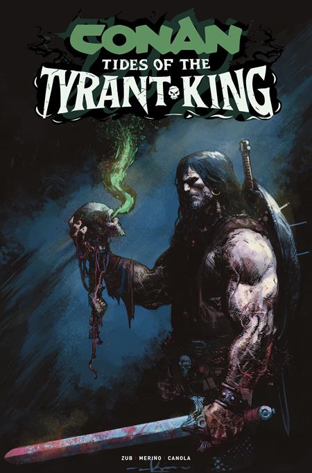 Conan The Barbarian Tides of the Tyrant King #4 (Cover D — Gerardo Zaffino (Glow in the Dark))