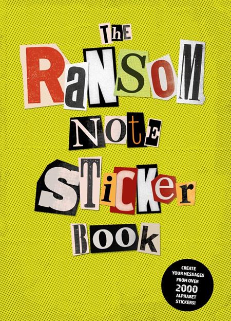 The Ransom Note Sticker Book TP