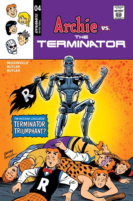 Archie Vs. The Terminator #4 (Cover D — Bill Galvan)
