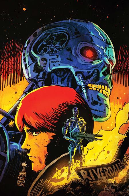 Archie Vs. The Terminator #4 (Cover E — Francesco Francavilla (Metal Premium))