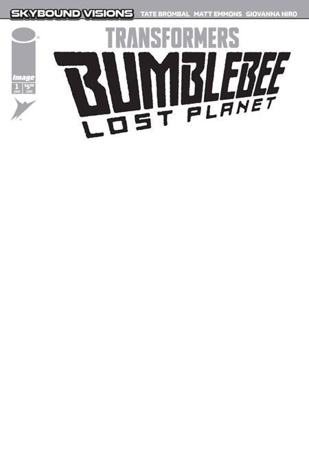 Transformers: Bumblebee - Lost Planet #1 (Cover G — Blank Sketch (Blank Sketch))