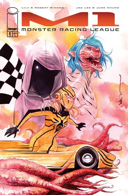 M1: Monster Racing League #8 (Cover B — Dustin Nguyen)
