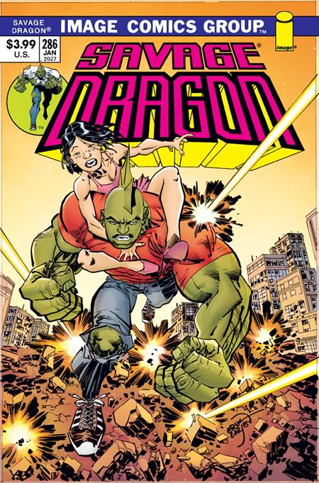 Savage Dragon #286 (Cover B — Erik Larsen (70S Throwback))