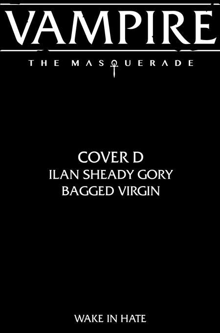 Vampire The Masquerade Wake In Hate #3 (Cover D — Ilan Sheady (Gory Bagged))