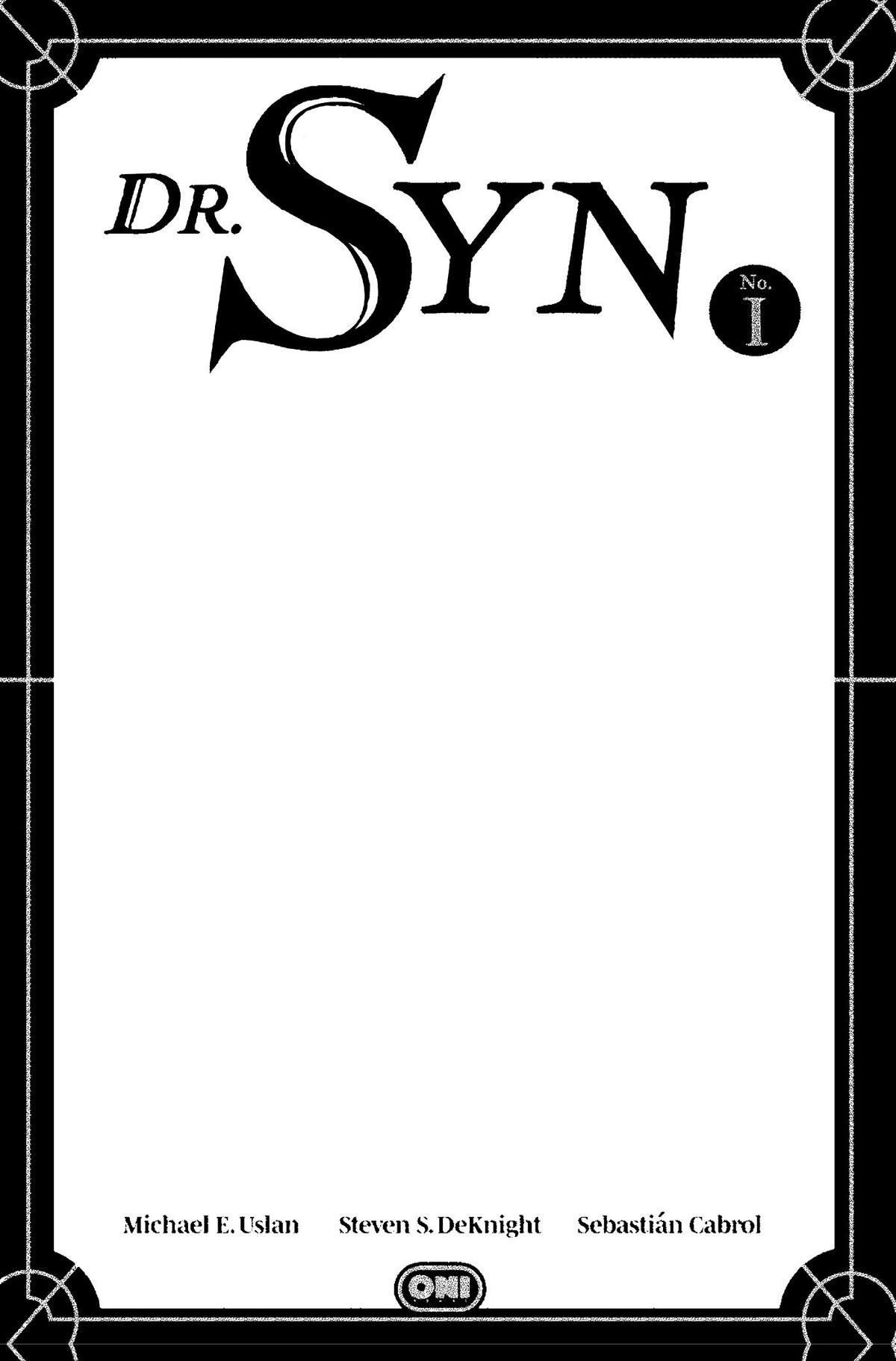 Dr. Syn #1 (Dr Syn #1 Cover D Blank Sketch Var)
