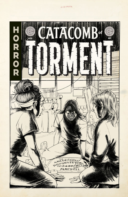 EC Catacomb of Torment #15 (EC CATACOMB OF TORMENT #15 CVR D INC 1:20 NAOMI FRANQ B&W ARTIST EDITION VAR)
