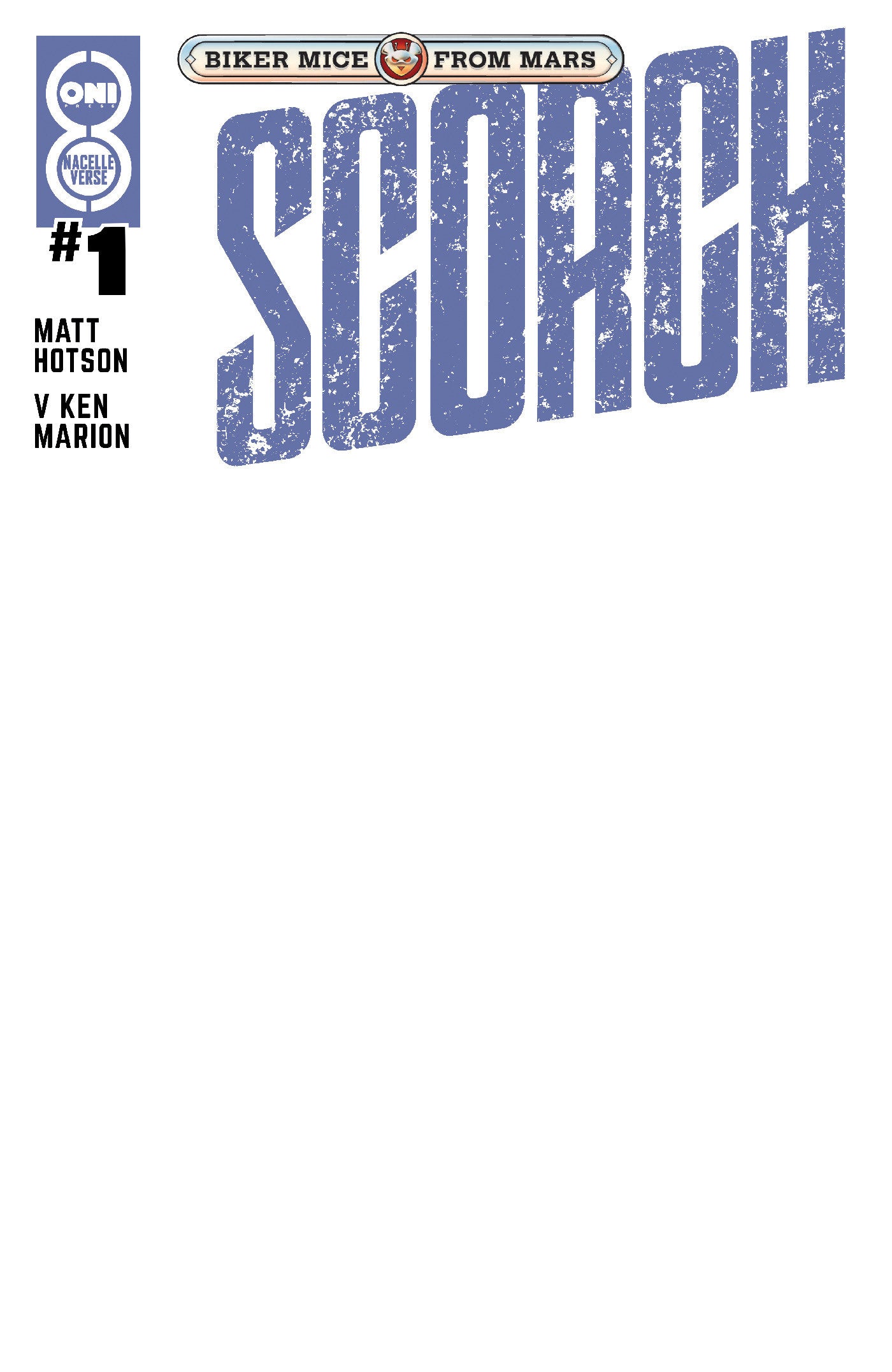 Biker Mice from Mars: Scorch #1 (BIKER MICE FROM MARS SCORCH #1 CVR D BLANK SKETCH VAR)