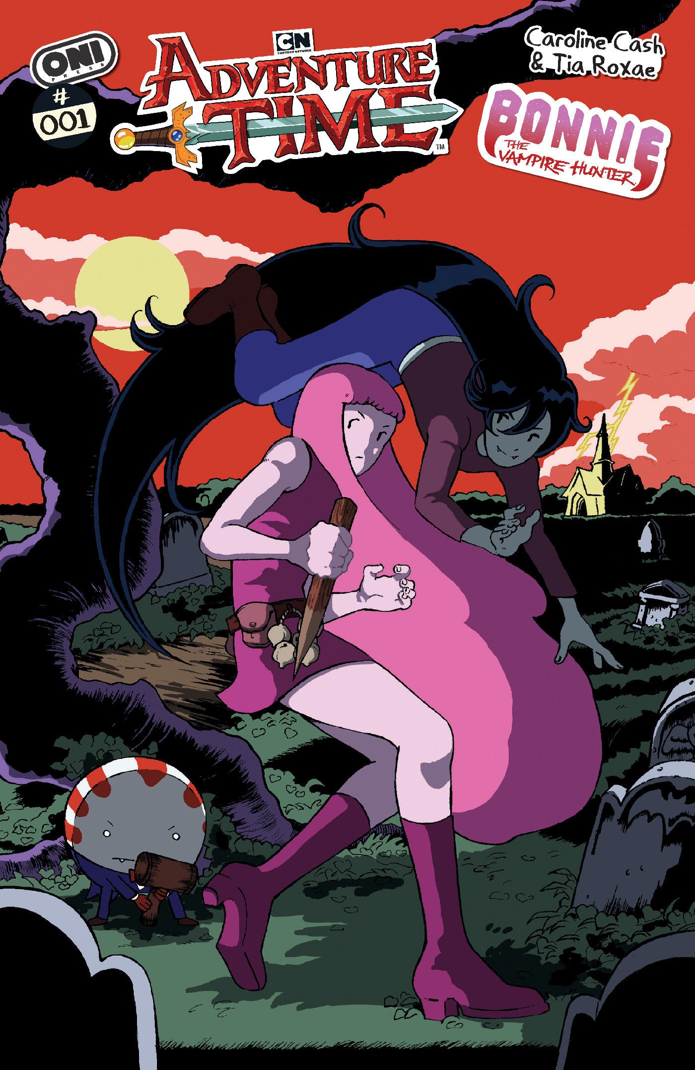 Adventure Time (2025) #1 (Adventure Time Bonnie the Vampire Hunter #1 (One-Shot) Cover B Tia Roxae Var)