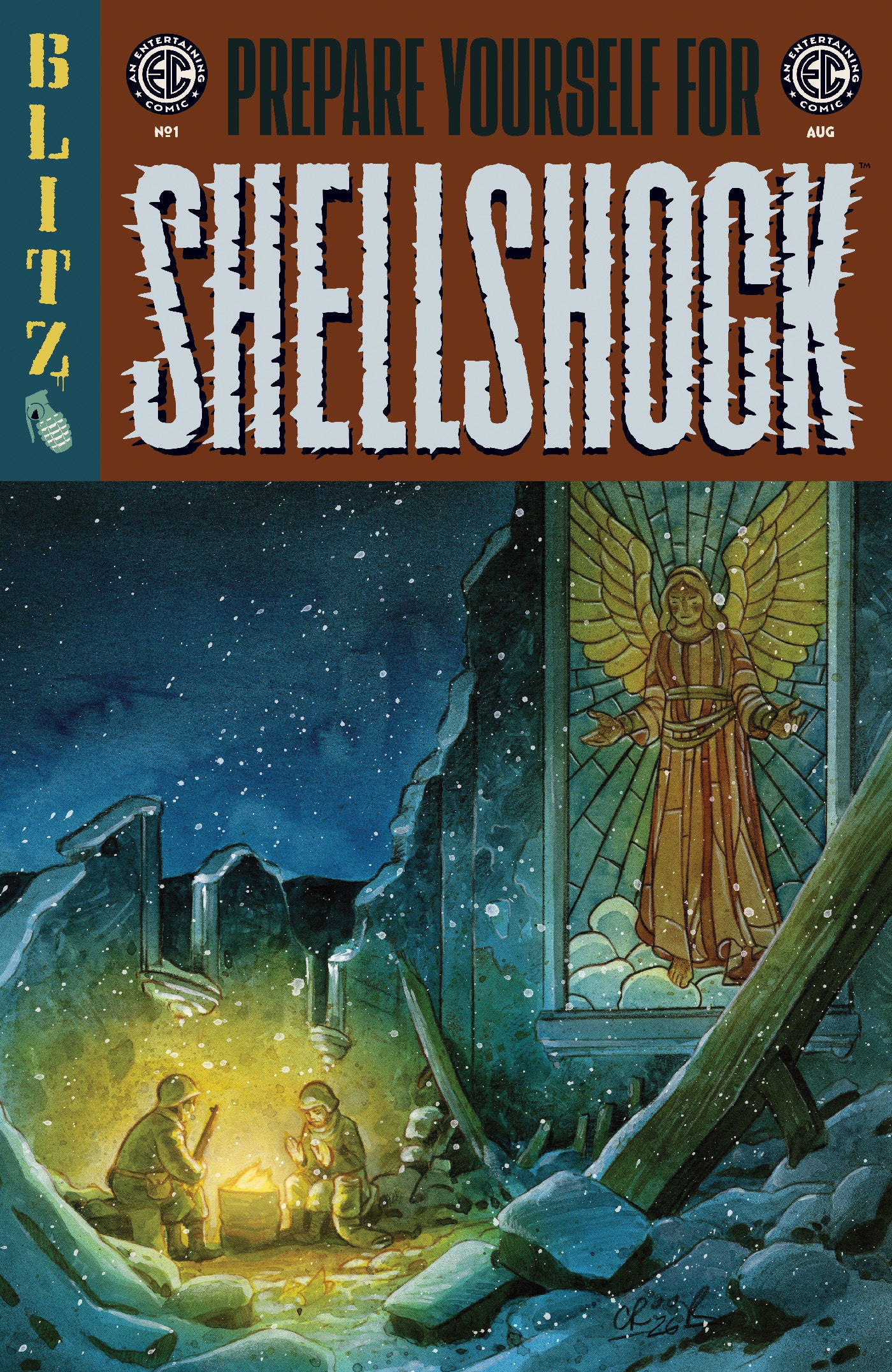 EC Comics #1 (EC SHELLSHOCK #1 CVR B TYLER CROOK VAR)
