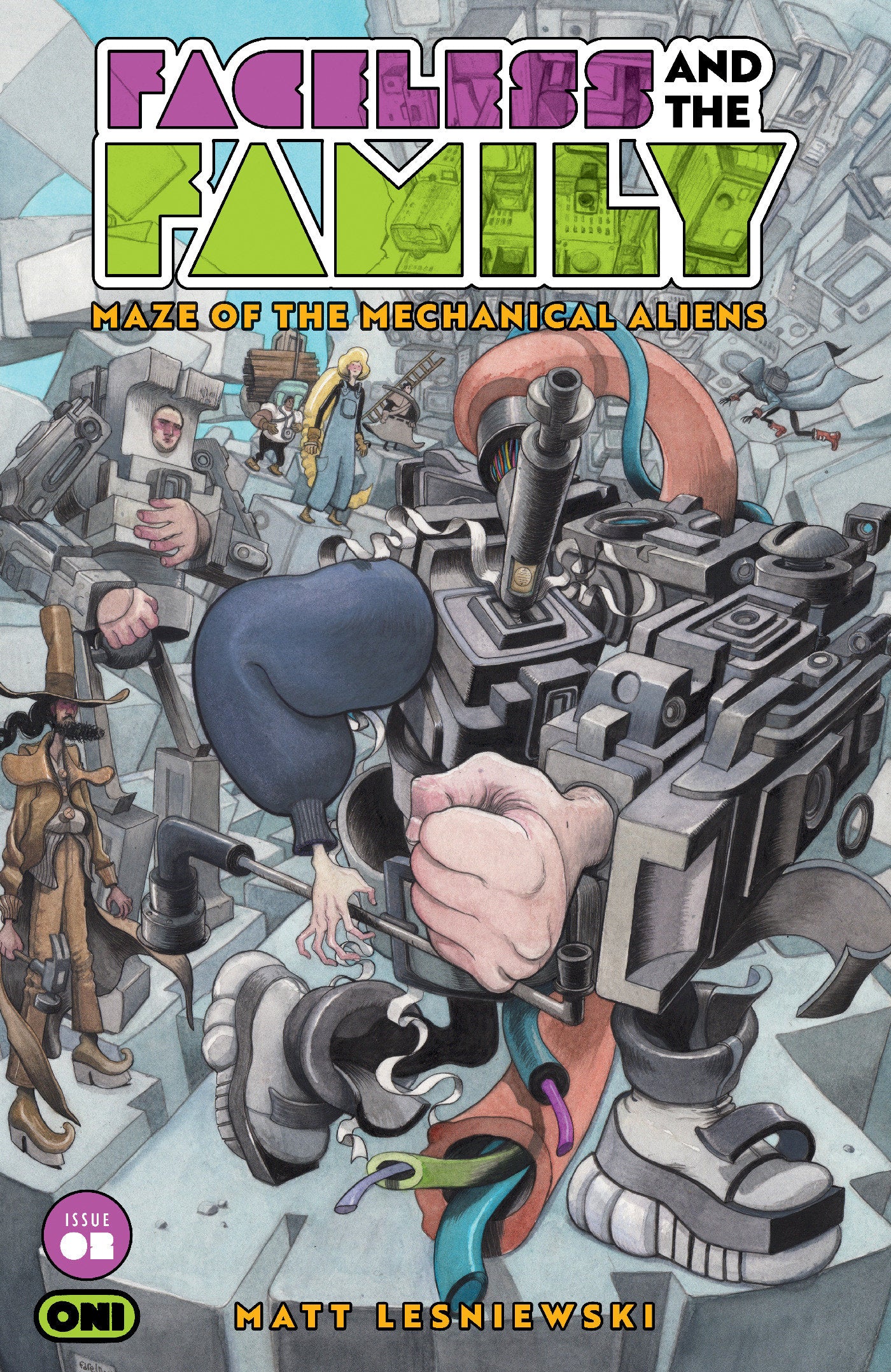 Faceless and the Family #2 (FACELESS AND THE FAMILY MAZE OF THE MECHANICAL ALIENS #2 CVR B FAREL DALRYMPLE VAR)